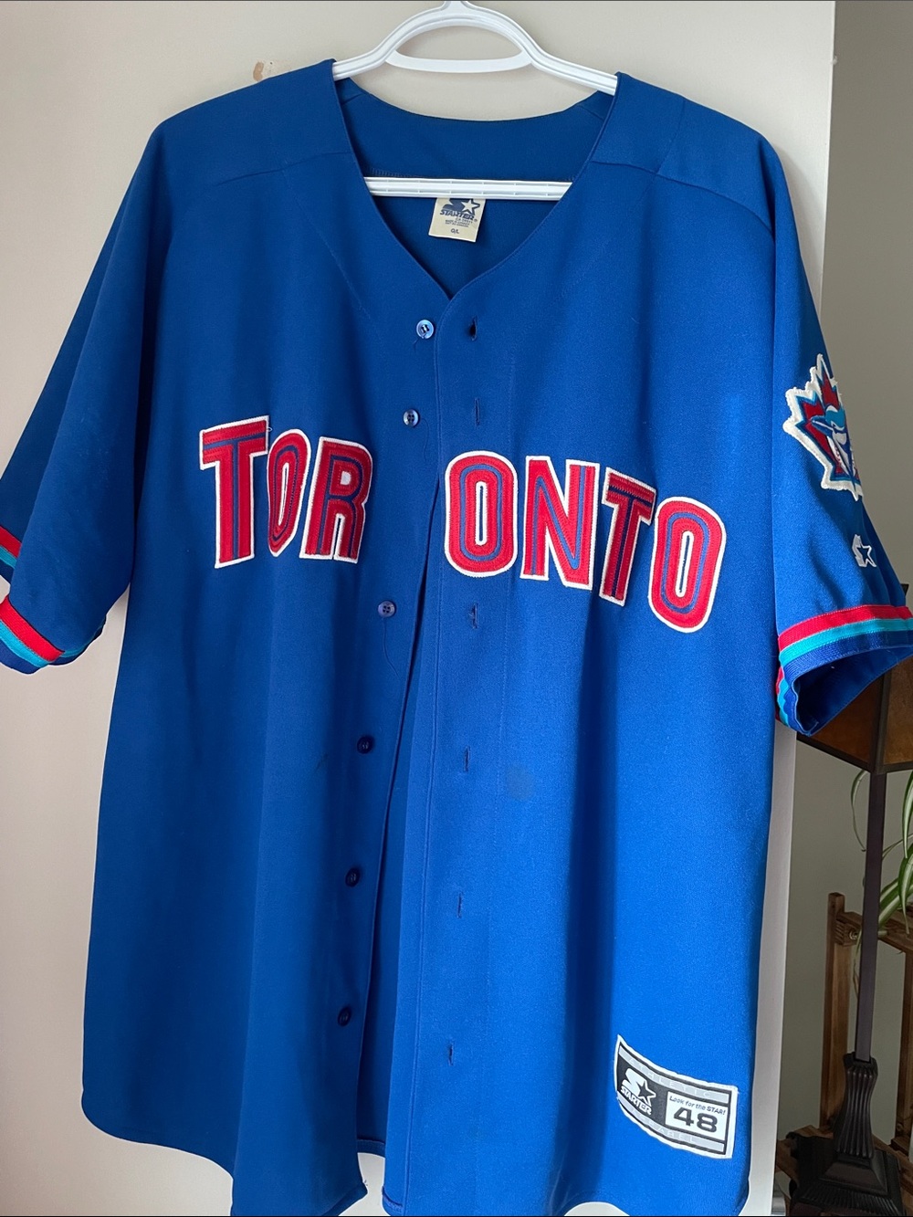 *Vintage* STARTER Toronto Blue Jays Baseball Jersey